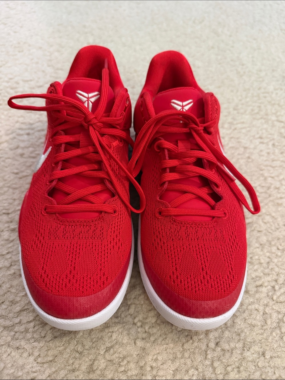 Kobe Bryant Logo Red Basketball Sneakers